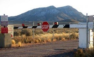 The back gate of Area 51 Pix: Wikipedia