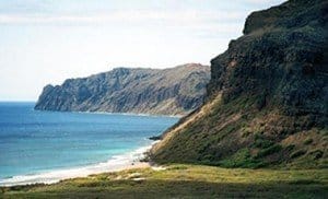 The coast of Ni ihau Pix: Wikipedia