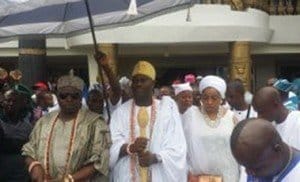 Ooni of Ife with the Akran of Badagry
