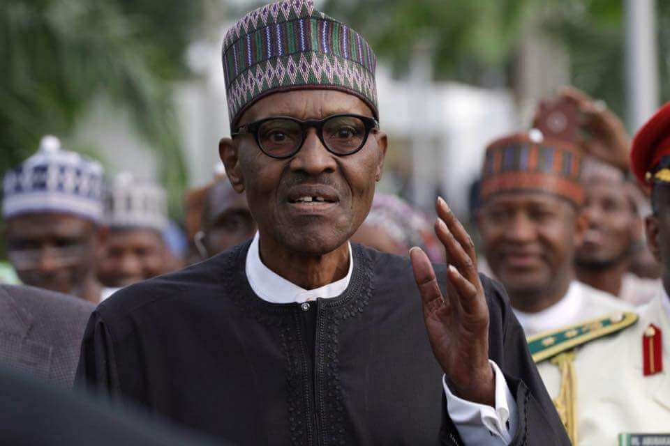Image result for Buhari hints at contesting in 2019