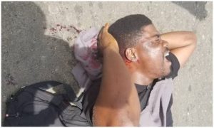Policemen Brutalise PUNCH Journalist At Lagos October 1 Protest