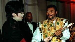 Jerry Rawlings with Michael Jackson
