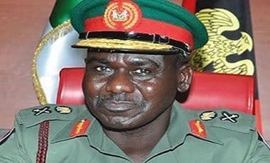 Chief of Army Staff, Lt Gen Tukur Buratai
