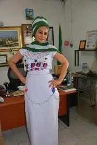 Sally Mbanefo in Fulani attair