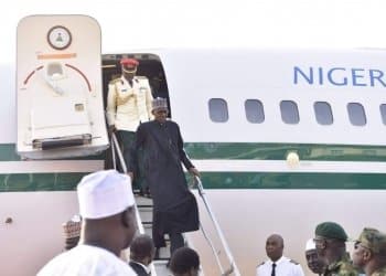 Buhari visiting dapchi
