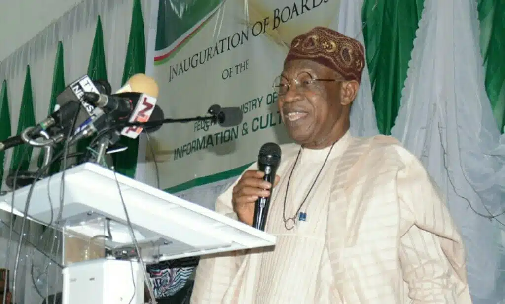 Lai Mohammed inaugurates board on Nigerian Flavours