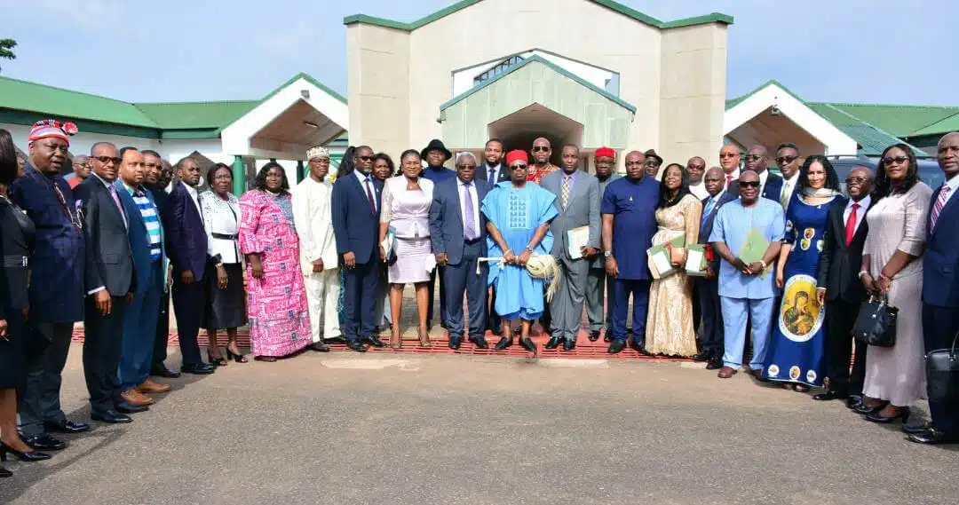 Willie Obiano with Commissioners
