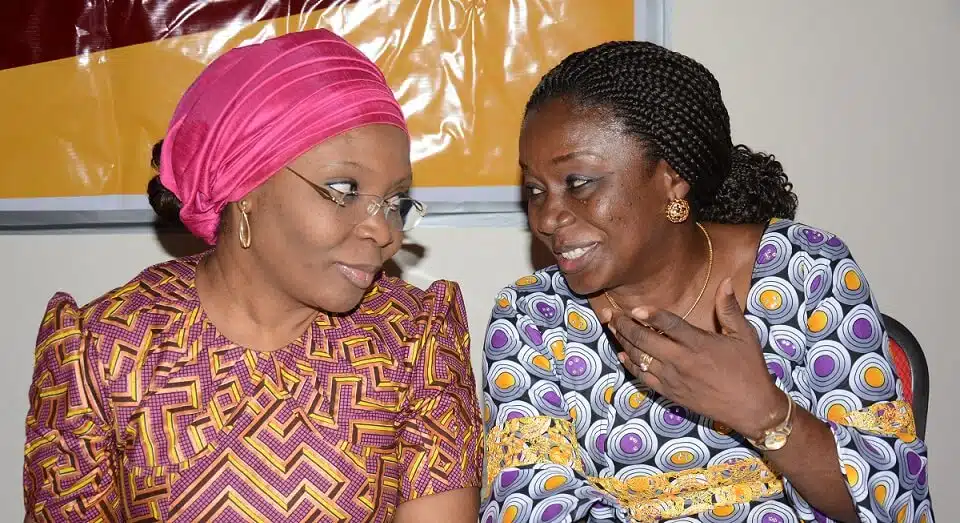 Dolapo Osinbajo with Funebi Otu Umondak