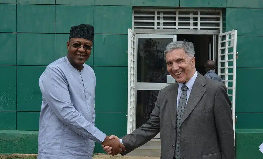 Folorunsho Coker with UNWTO representative