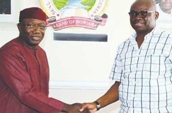 Kayode Fayemi and Ayo Fayose