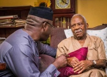 Fayemi condoling with Pa Fasoranti