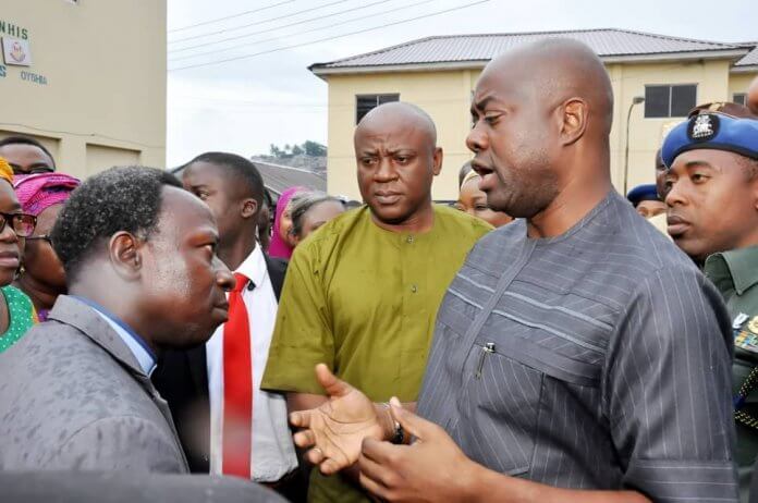 Seyi Makinde From right; Oyo State Governor, Mr Seyi Makinde, Engr Femi Babalola and Chief Consultant, Adeoyo Maternity Hospital and Dr Soji Adeyanju during the governor inspection to the hospital, Yemetu, Ibadan.