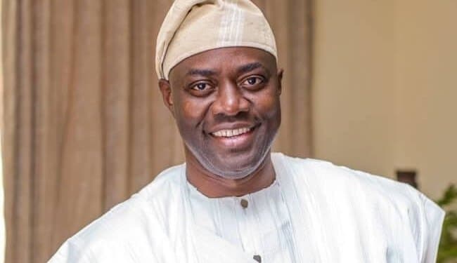 Seyi Makinde at the Inauguration of Oyo Commissioners