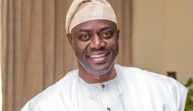 Seyi Makinde at the Inauguration of Oyo Commissioners