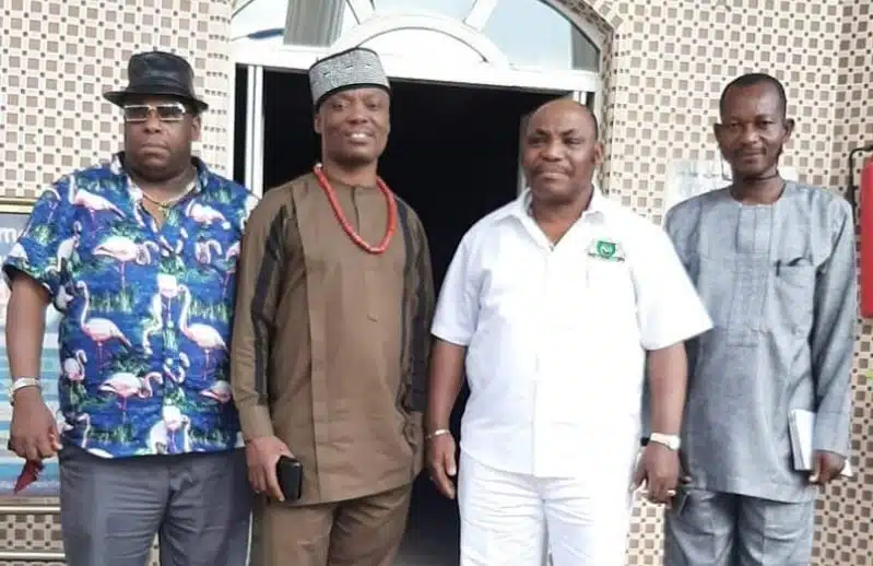 Wale Ojo-Lanre with Akintunde Ayeni Yem Kem