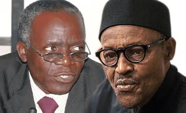 Buhari and Femi Falana