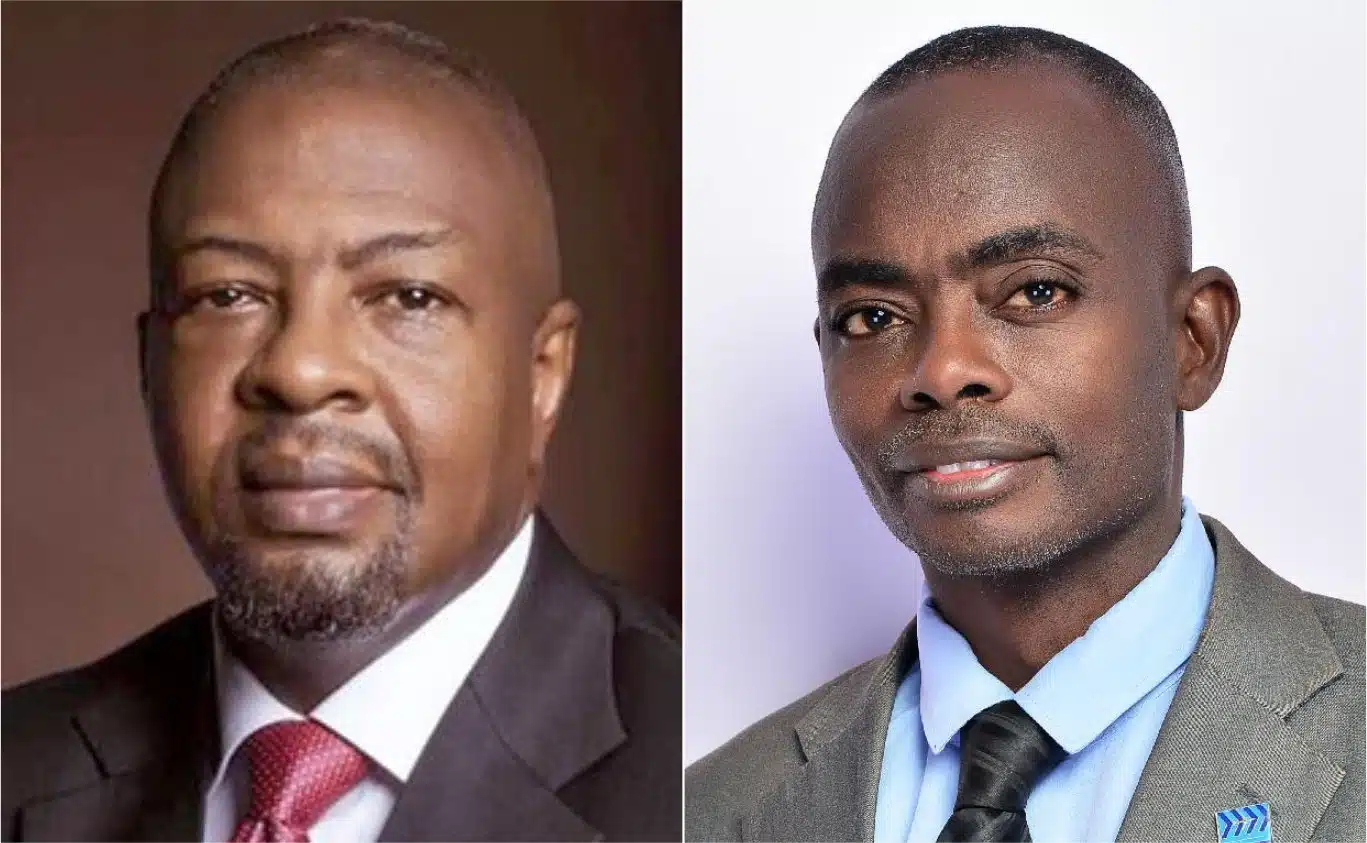Folorunsho Coker and Omololu Olumuyiwa, convener of Youth Tourism and Hospitality Leaders Forum