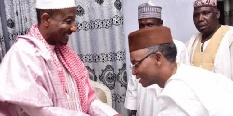 El Rufai meeth with Sanusi in Awe