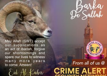 Crime Alert Eid-el-Kabir