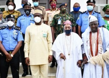Makinde with Alaafin of Oyo