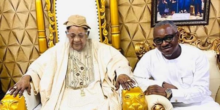 Hon Akinwale Akinwole, Wolekanle with Alaafin of Oyo