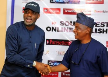 Abisoye Fagade with Olayinka Agboola