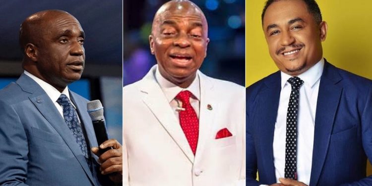 Daddy Freeze, Bishop David Oyedepo and David Ibiyeomie