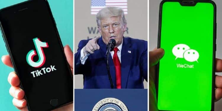 Donald Trump on TikTok and WeChat