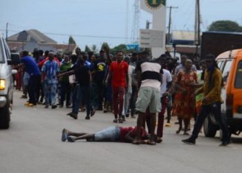 Edo Election, Obaseki’s supporter falls from speeding vehicle