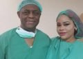 Fani-Kayode with Precious Chikwendu