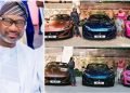 Femi Otedola buys Ferrari car for his daughters