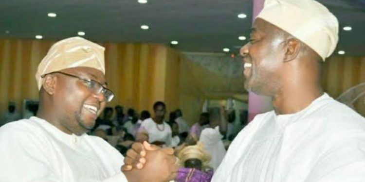Seyi Makinde with Adebayo Adelabu on Oyo State