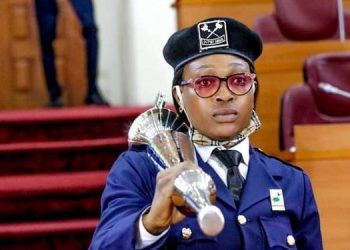 Woman bears Lagos Assembly mace