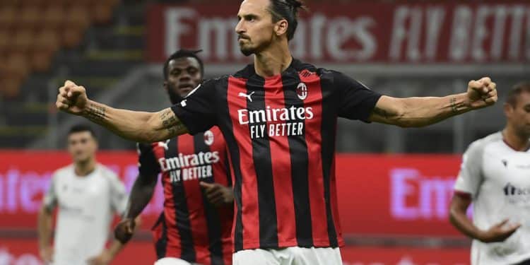AC Milan’s Swedish forward Zlatan Ibrahimovic