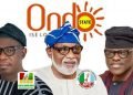 Ajayi, Akeredolu, Jegede on Ondo Giber Election