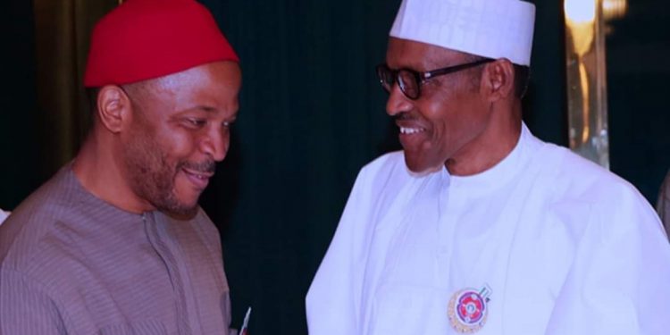 Buhari with Education Minister of state on ASUU