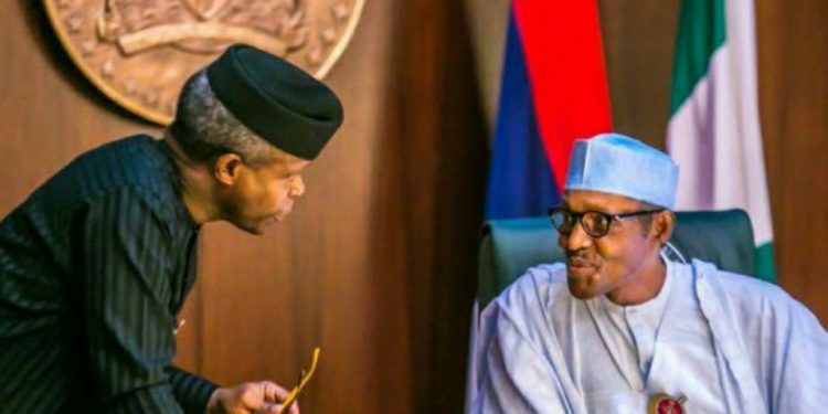 Buhari with Osinbajo