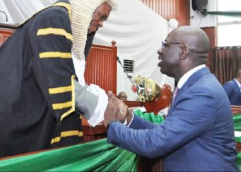 Edo Speaker with Godwin Obaseki