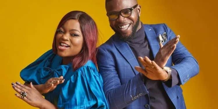 Funke Akindele with husband