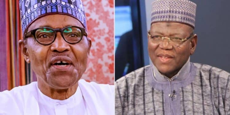 Muhammadu Buhari with Sule Lamido