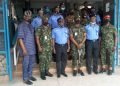 Nigerian Army with Oyo Police officers