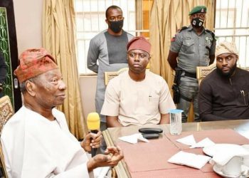 Oyo State Seyi Makinde with Soun Ogbomoso