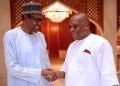 President Buhari with Senator Orji Uzor Kalu