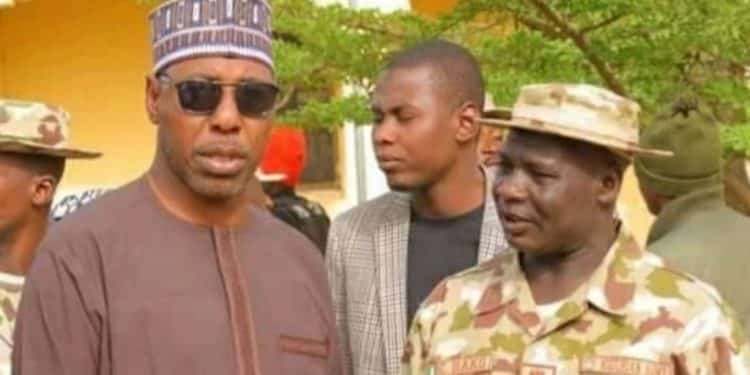 Gov Zulum with Buratai