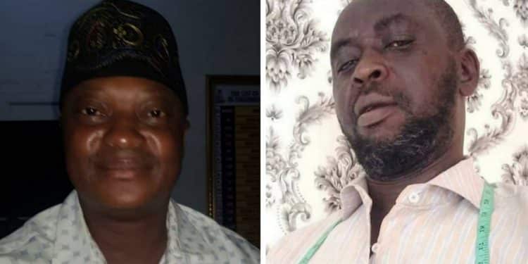 DPO, Iyaganku Division, CSP Alex Sani Gwazah and the fashion designer, Lukman Adeniyi.