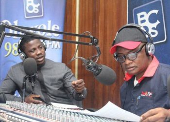 Olayinka Agboola with Oyo Comm Seun Fakorede