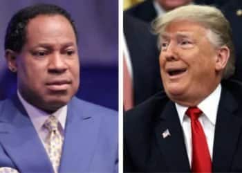 Oyakhilome with Trump