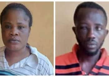 Suspects of police burning