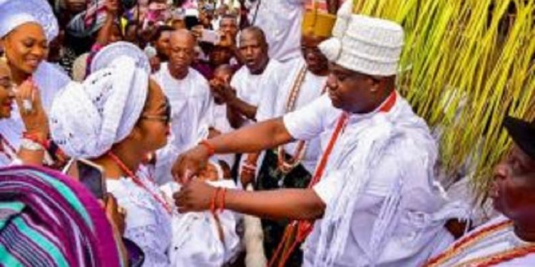 Ooni revieved crown prince