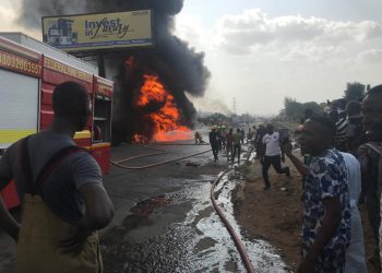 Petrol tanker explosion in Ibadan